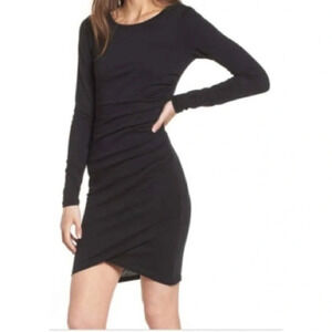 Leith ruched bodycon dress size medium